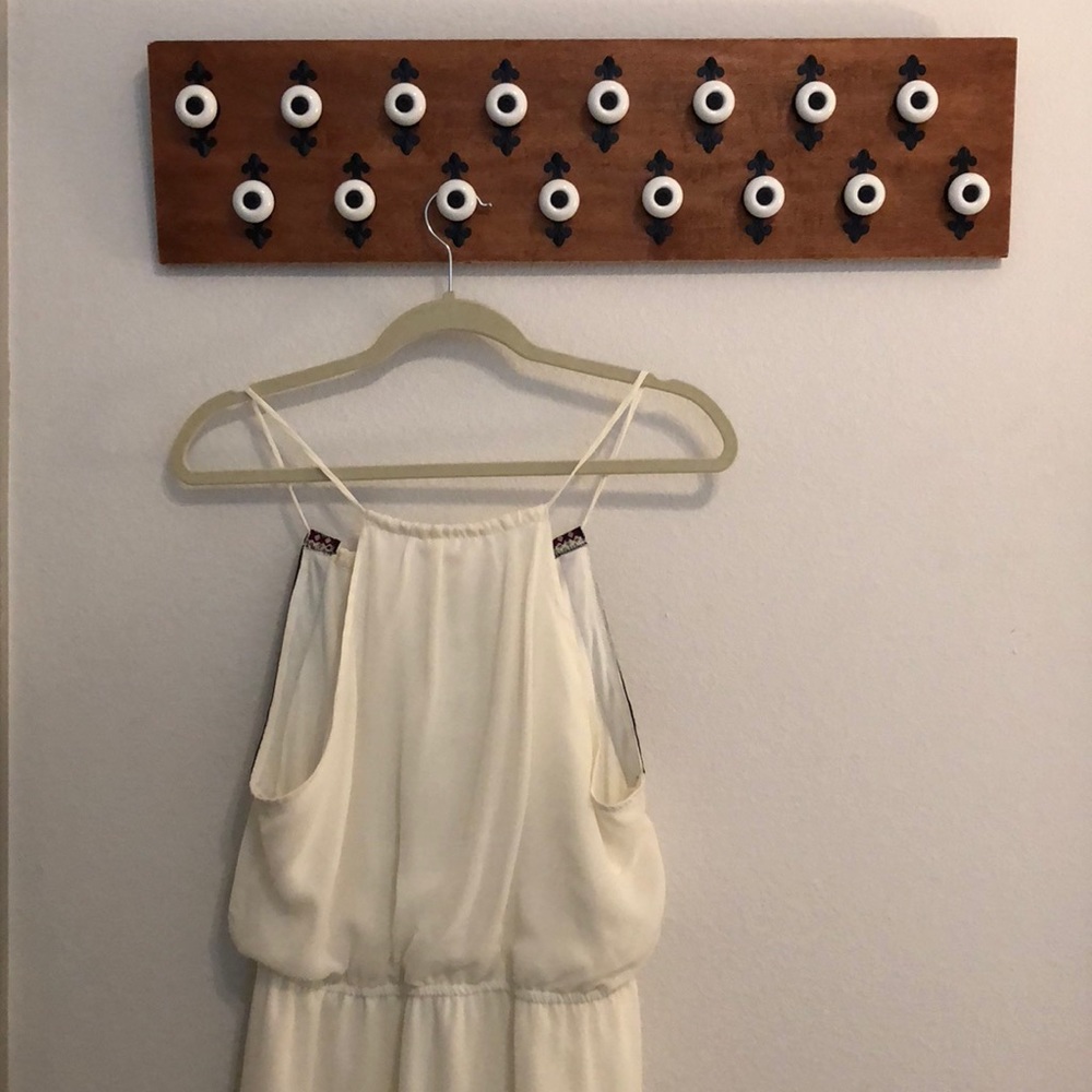 Boho Cream Maxi Dress - Picture 6 of 7